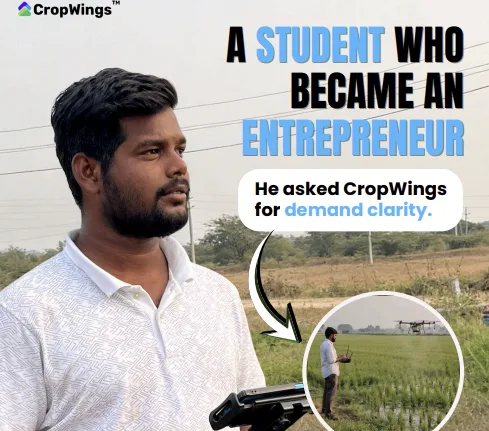 From College Student to Three-Drone Entrepreneur: Nandigama Youth Builds Scalable Agri-Drone Business